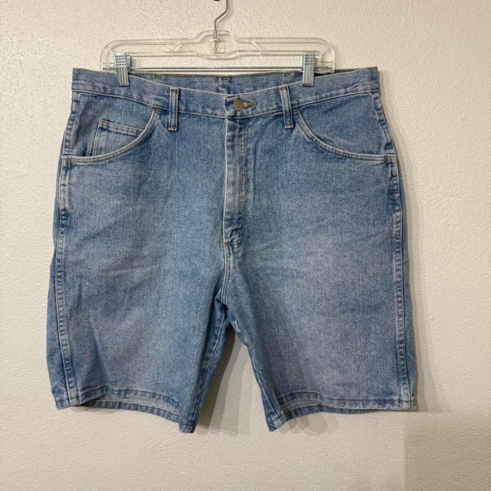 Wrangler blue denim shorts